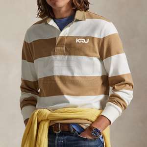 Camiseta de Rugby Moderna para Hombre, Manga Larga, Transpirable, con Logotipo Frontal Personalizado, Nombre del Equipo, Tela Resistente y Cómoda para Uso Diario - Product Image 2