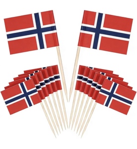 Custom Toothpick <b>Flag</b> Food Decoration Mini <b>Flag</b> for Events Promotion Wooden Stick with Heat Transfer Dye Sublimation Printing - Product Image 5