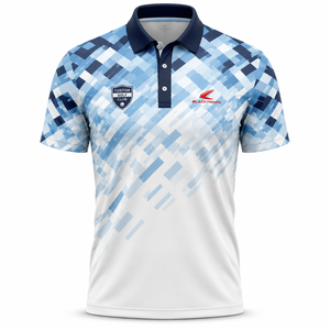 Polo Personalizado con Cuello Elástico y Sublimación, Camisa de Golf con Logotipo Bordado para Deportes y Negocios - Product Image 1