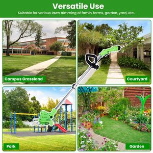 Cortacésped y Recortadora de Césped Inalámbrica Recargable, Recortadora de Hilo Portátil - Product Image 5