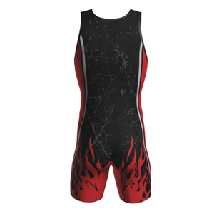 2026 New Design Singlets Sublimated Wrestling Singlets Wholesale Cool Custom Sublimated Printing Reversible Team Wrestling - Product Image 4