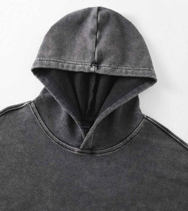Sudadera con Capucha de Invierno Estilo Y2K para Hombre, Sudadera con Capucha Estampada Vintage, Corte Holgado, Algodón Grueso, Diseño de Máscara - Product Image 3