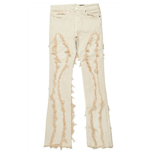 Prix de gros - Jeans en denim pour hommes tendance - Design personnalisé - Qualité supérieure - Jeans décontractés de style droit - Product Image 4