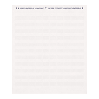 Étiquettes en polyester auto-laminantes Brady LaserTab pour l'identification des laboratoires et des câbles, imprimables au laser