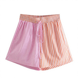 <b>Women's</b> Spring Eco Friendly Breathable Vintage Loose <b>Board</b> <b>Shorts</b> Mushroom Print Elastic Mid Waist Casual Polyester Drawstring - Product Image 3