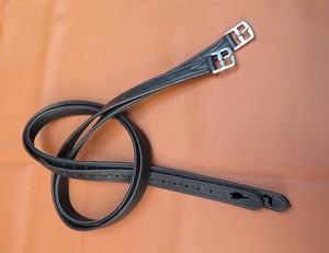 Venta caliente de alta calidad Premium Horse Equipment Triple plegado consolidado de acero inoxidable Estribo Premium Leather Horse Supplies - Product Image 4