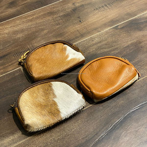 Hot Selling Zipper Coin <b>Bag</b> Cowhide Genuine Leather <b>Small</b> Coin Purse 2022 New Arrived Mini <b>Bag</b> Womens <b>Change</b> Purses - Product Image 6