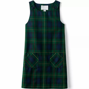 Girls plaid sleeveless dress School uniform <b>jumper</b> dress Plaid school girl dress Sleeveless school girl dress - Product Image 5