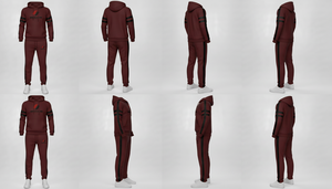 Ensemble de survêtement décontracté pour homme, sweat-shirt et pantalon de jogging, tenue de fitness, vêtements de sport, survêtement - Product Image 6