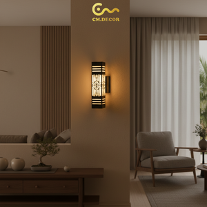 300 lm Wall <b>light</b> Viet Nam CM Decor Modern/Japanese steel/inox Living Room /Bedroom / Hallway Auto Cad Layout 3500K (Warm White) - Product Image 6