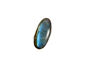 15x33mm Piedra preciosa labradorita natural Gris Azul Fuego Oval Cabujón 7.0gms Piedras para joyería - Product Image 6