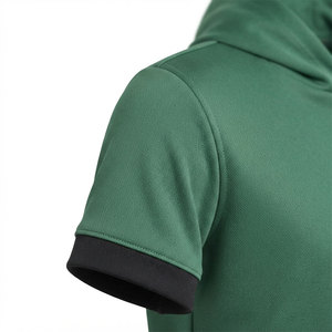 Sweat à capuche uni pour homme de haute qualité, à manches courtes, avec cordon de serrage, anti-rétrécissement, tissu léger et doux pour la peau, sweat à capuche pas cher - Product Image 3