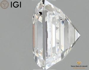 Diamante de Alta Calidad de 1.01 Quilates, Corte Asscher, con Certificado IGI, Cultivado en Laboratorio CVD, Color D, Claridad VVS2, para Anillo de Boda Personalizado - Product Image 5