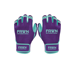 Baseball Batting Gloves Youth & Adult Unisex Leather Custom Logo & Design High Quality Professional Use Wholesale - Product Image 1
