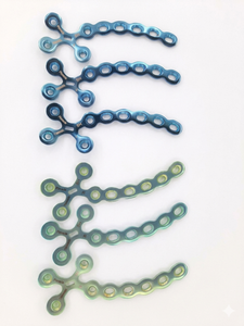 High Quality Titanium <b>Set</b> 12 Pcs Articulation Sacroiliaca Actata Plate 5h Right/Left | Orthopedic Trauma Implants Bone Plates - Product Image 1