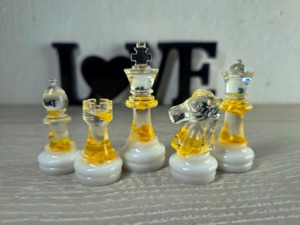 High-End Modern Handmade Eco-Friendly <b>Chess</b> <b>Set</b> Resin <b>Chess</b> Board in Gift Box for Artistic Resin <b>Chess</b> Pieces - Product Image 6