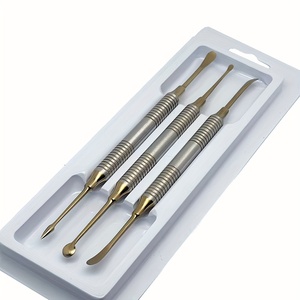 Kit de Levage Sinusien 5 Pièces Plaqué Or pour Implants Dentaires, Élévateurs à Double Embout, Chirurgie Orale, Ensemble d'Instruments pour Greffe Osseuse - Product Image 3