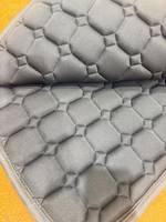 BRAND ZONE Ensemble assorti de tapis de selle en coton, faible MOQ, tapis de selle de dressage épais de 25 mm, rembourrage en mousse à mémoire de forme, doublure en maille respirante