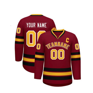 High Quality 100% Polyester Ice Hockey Jersey Custom <b>Personalise</b> Name Numbers Logo Quick Dry All Seasons Practice Jerseys for - Product Image 2