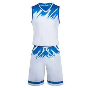 Nouvelle conception, uniforme de basket-ball respirant et à séchage rapide, impression par sublimation, uniforme de basket-ball pour entraînement et matchs - Product Image 2