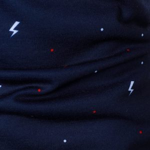 Polo de Manga Corta Azul Estampado para Hombre, Estilo Casual, Tejido Transpirable con Diseño de Rayos, MOQ Bajo, Camisetas para Hombre - Product Image 4
