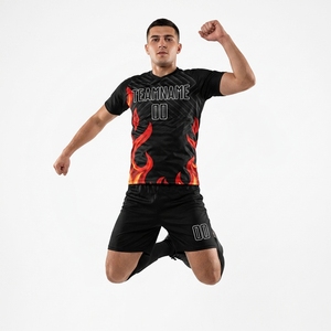 Conjunto de Uniforme de Fútbol Personalizado para Competición, Camisetas de Fútbol Sublimadas Flexibles, Ropa Deportiva Antibacteriana para Equipos Deportivos - Product Image 4