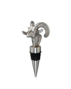 Bouchon de bouteille de vin en métal artisanal avec finition artistique unique pour collectionneurs et amateurs de vin, articles cadeaux - Product Image 1