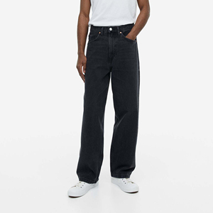 Jeans Premium para Hombre en Lavado Oscuro – Corte Regular, Cintura Alta, Pierna Recta |   Ropa Casual de Moda Urbana - Product Image 1