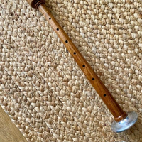 Highland Rosewood Practice Chanter with Black Velvet Bag-High Quality Traditional Bagpipe Accessory