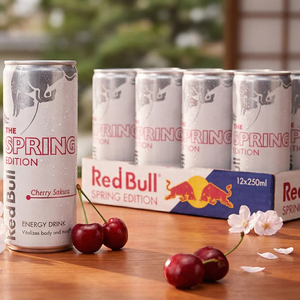 Bebida Energética Red Bull Edición Primavera Sabor Cereza Sakura 250ml, para Concentración y Rendimiento, Precio Económico - Product Image 1
