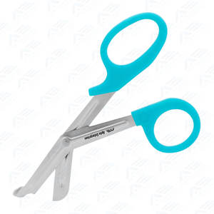 Tijeras para Vendajes de Trauma Médico, Tijeras para Vendajes EMT, Instrumentos Médicos Quirúrgicos, Herramienta de Rescate, Tijeras de Trauma con Mango Azul Cielo - Product Image 2