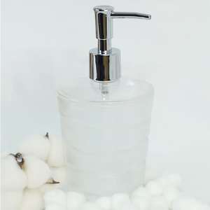 ที่จ่ายสบู่สกินหิมะทำจากพลาสติกในห้องน้ำมีลายทางทำจากไต้หวัน - Product Image 4