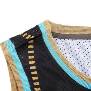 Fabricant professionnel de maillots de basket-ball réversibles sur mesure, respirants, coupe ajustée, col en V, imprimés, vêtements de sport de haute qualité - Product Image 3