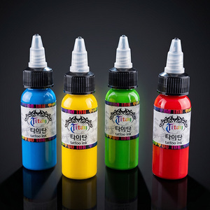 หมึกสักไททัน โปรเฟสชั่นแนล คอเรียน ทีที 30 มล. (1 ออนซ์) เครื่องสำอางเกาหลีสำหรับเพ้นท์ร่างกาย สีสำหรับมืออาชีพ ขายส่ง OEM ODM - Product Image 2