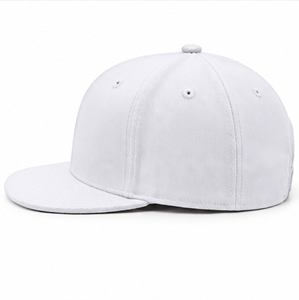Casquette snapback 6 panneaux blanche Index Apparel avec broderie noire, style streetwear unisexe pour adultes - Product Image 5