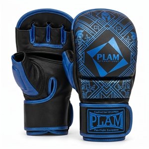 Guantes de Sparring Profesionales Personalizados para MMA con Agarres para las Manos, Cierre de Cuero Vacuno - Product Image 3