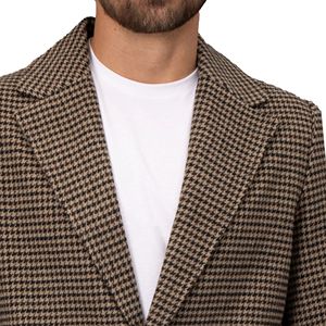Abrigo Largo de Cuero para Hombre, Elegante, Personalizado, Premium, Impermeable, para Invierno, con Cuello Clásico, Nueva Moda - Product Image 6