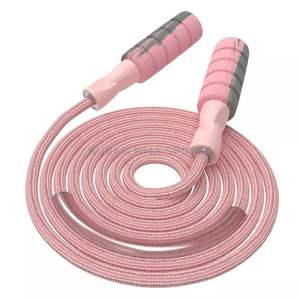 Corde à sauter en cuir avec poignée en bois, longueur réglable pour l'entraînement de boxe et les exercices de fitness - Product Image 1