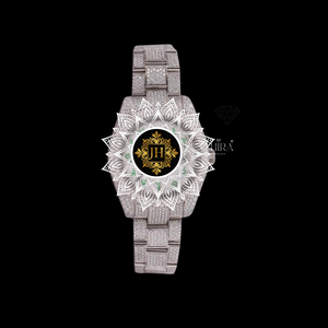 Reloj de Cuarzo con Diamantes de Moissanita Elegante y Más Vendido, Reloj de Pulsera Impermeable de Estilo Joyería de Moda para Mujer, Disponible para la Venta - Product Image 1