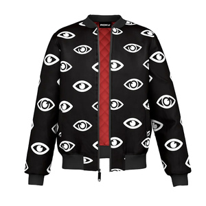 Customizable Unisex Bomber <b>Jacket</b> Windproof Lightweight Custom Logo Colors Fashion Casual Outerwear Wholesale OEM/ODM Available - Product Image 1