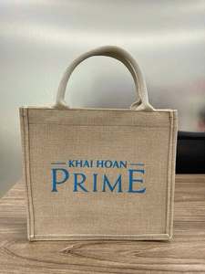 Bolsas de Mano de Lona y Yute con Logotipo Personalizado Impreso al por Mayor, Diseño de Correa de Hombro Simple para Uso Promocional y de Compras - Product Image 5
