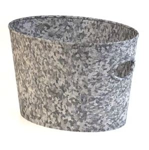 Macetas Redondas de Hierro y Mimbre de la Mejor Calidad, Color Negro Mate y Natural, Macetas de Mimbre y Hierba Marina para Jardín y Flores - Product Image 4