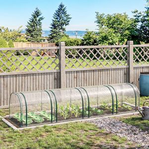 Serra a tunnel ecologica in acciaio inossidabile da 4 metri con protezione UV per colture idroponiche e uso domestico - Product Image 2