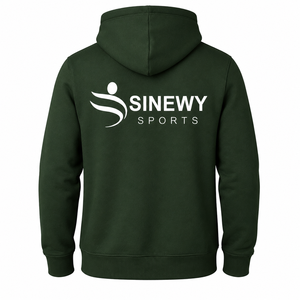 Sweat-shirt à capuche en molleton pour homme SINEWY SPORTS avec logo personnalisé, coupe classique, en coton, décontracté, pour l'automne, avec poche à lettres - Product Image 3