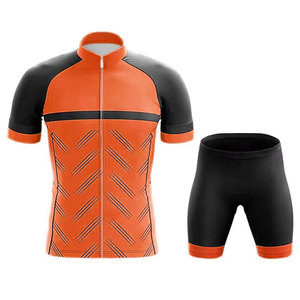 Ensemble de maillot de cyclisme personnalisé de qualité supérieure et respirant, nouveau modèle, anti-bactérien, séchage rapide, 100% polyester - Product Image 3
