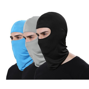 Wholesale Custom Logo Polyester Winter Balaclava Hat Distressed One Hole Full Face Ski Mask Unisex - Product Image 5
