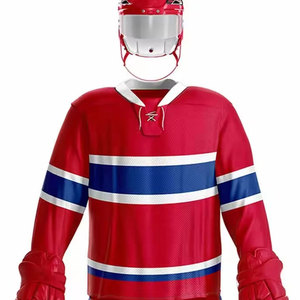 Tenue de hockey sur glace tendance, maillot et pantalon légers à séchage rapide, matière durable, coupe confortable pour la piste et le jour du match - Product Image 6