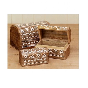 กล่องไม้มะม่วงสไตล์อาหรับหรูหรากล่องเล็กมีโลโก้ออกแบบได้ตามต้องการสำหรับตกแต่งเทศกาลเทศกาลเทศกาล - Product Image 3