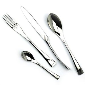 ชุดช้อนส้อมมีดโลหะดีไซน์สวยงามระดับพรีเมียม สำหรับโต๊ะอาหารสุดหรู เหมาะสำหรับห้องครัวที่สง่างาม - Product Image 2
