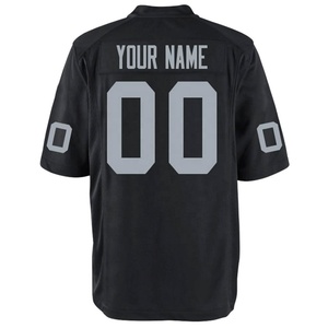 Custom <b>Initials</b> Tackle Twill Embroidered Printed American Football Jersey Sets Bulk Buy Sportswear Outdoor Apparel Adult Short - Product Image 2